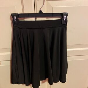 SHEIN Classic Black Skater Skirt